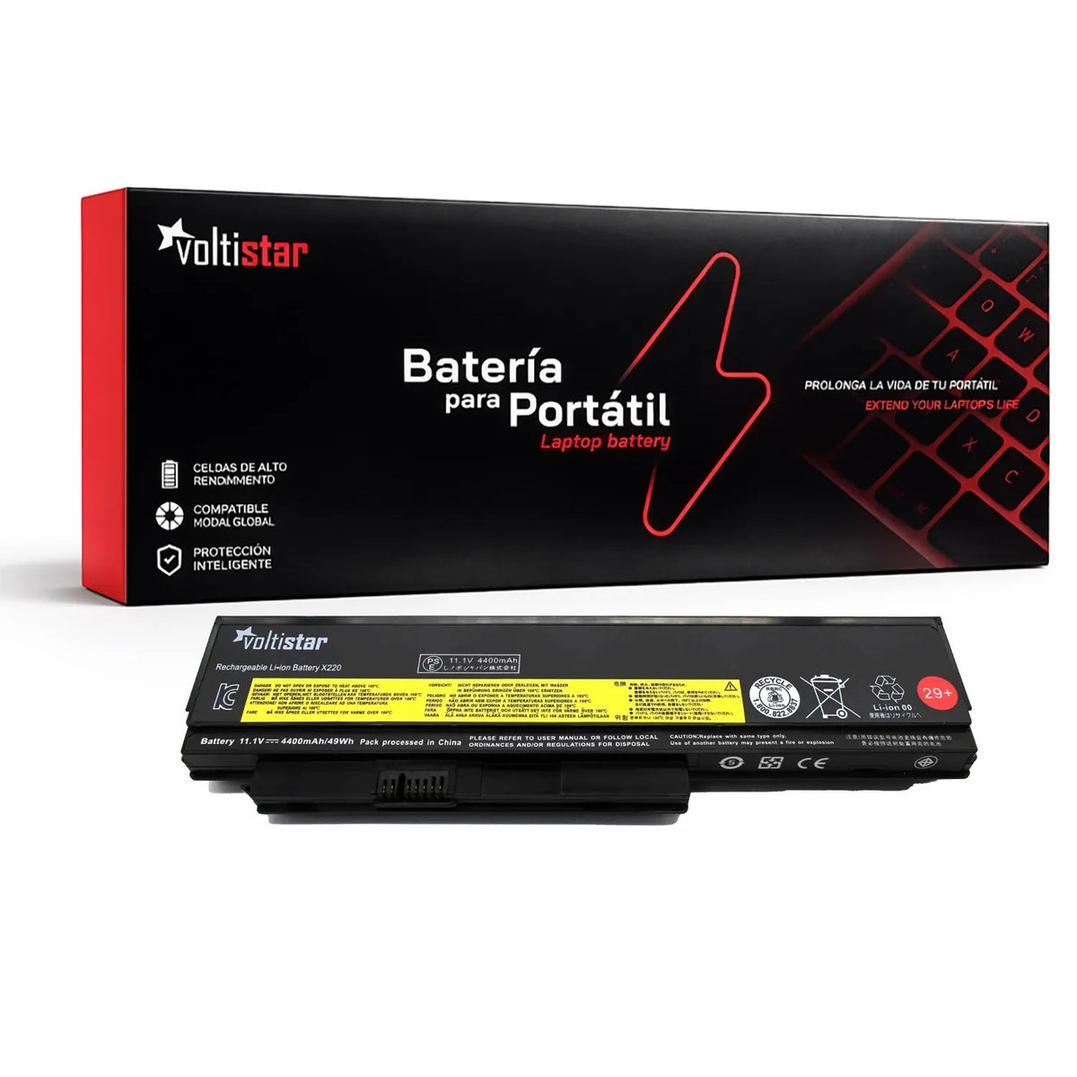 Batería Para Portátil Lenovo Thinkpad X220 X220I X220S X230 X230I 0A36282 42T4861