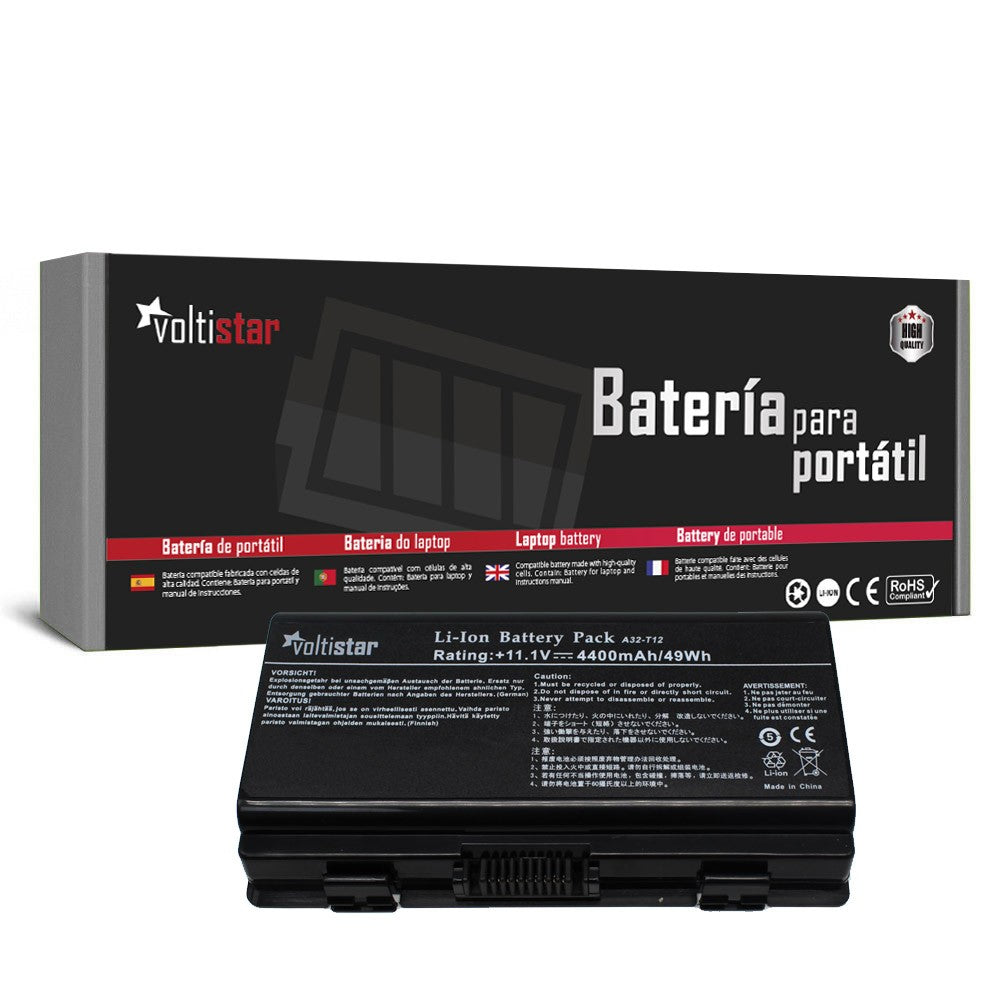 Batería Para Portatil Packard Bell Easynote Mx52 Asus X51 Series T12 T12C T12Er T12Fg