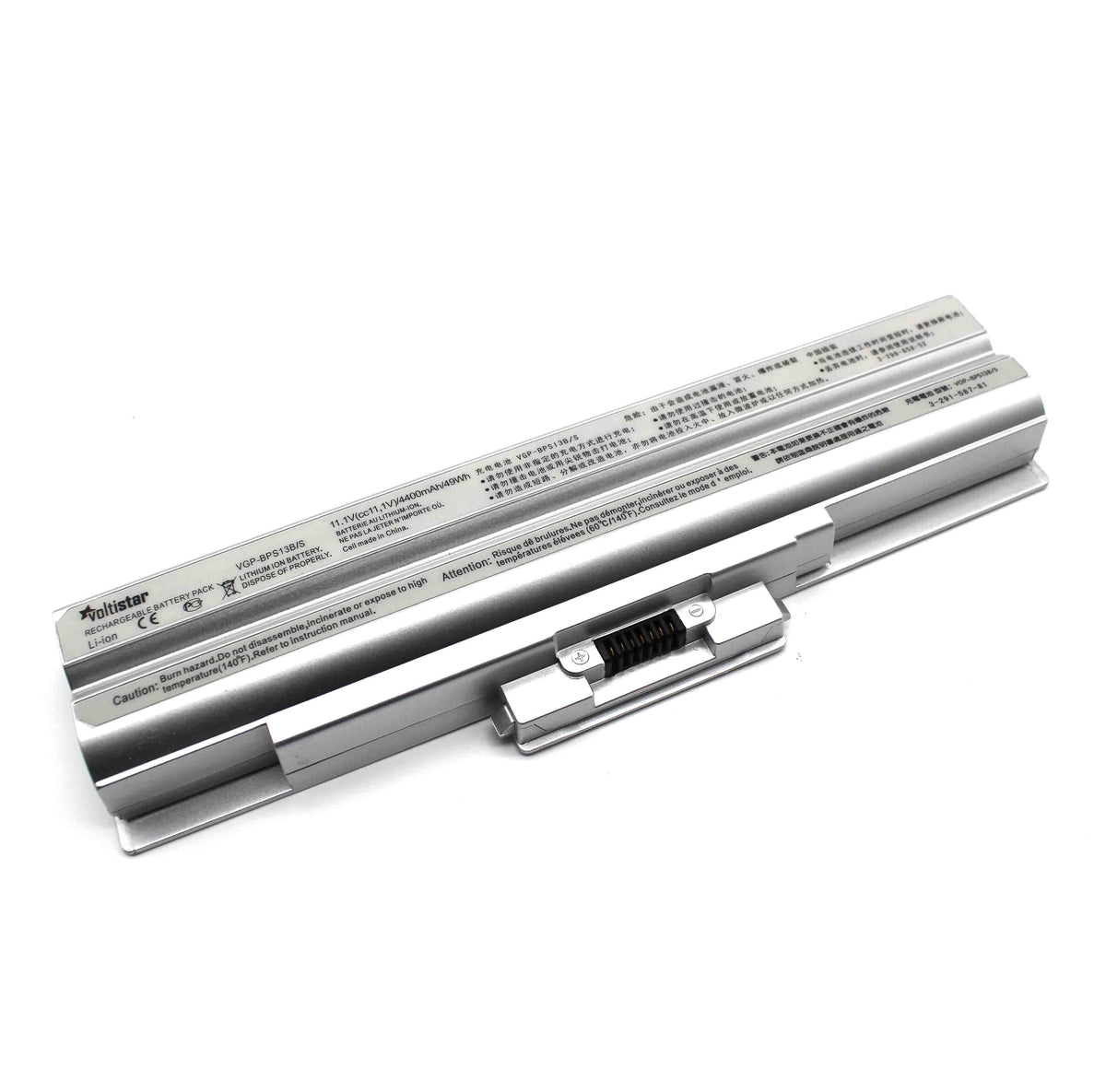 Batería Para Portátil Sony Vgp-Bps21A, Vgp-Bps21B 11,1V 4400Mah 6 Celdas Plata
