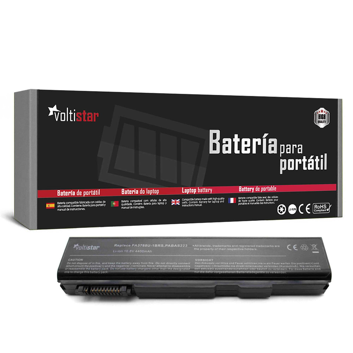 Batería Para Portátil Toshiba Tecra A11 M11 S11 Pa3788 Pa3788U-1Brs