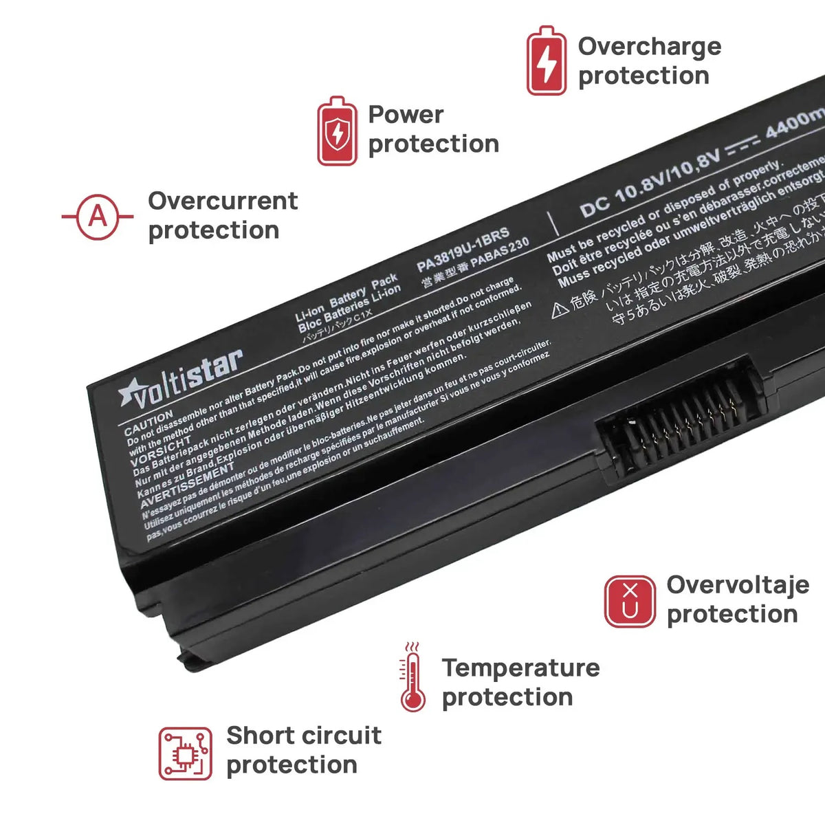 Batería Para Portátil Toshiba Satellite L655-1Cd L655-1E9 L655-1Jv