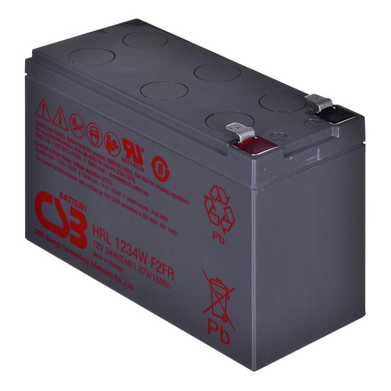 Bateria  Para Sai Acumulador Csb Hrl1234wf2fr 12v 9ah