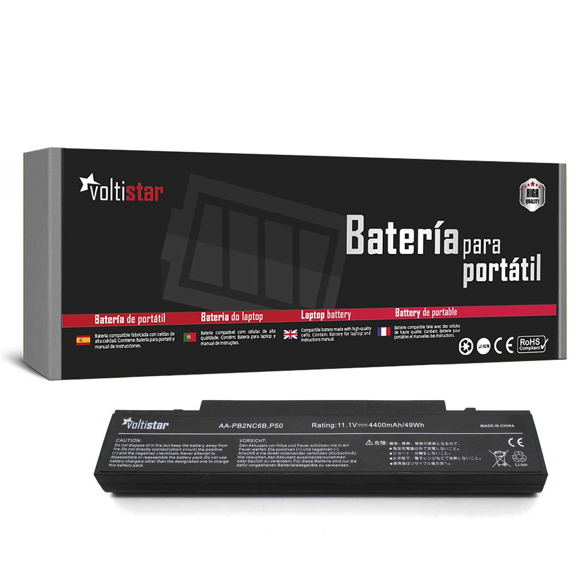 Batería Para Portátil Samsung R60 R40 R65 R70 X60 125 Aa-Pb2Nc3B Aa-Pb2Nc6B/E