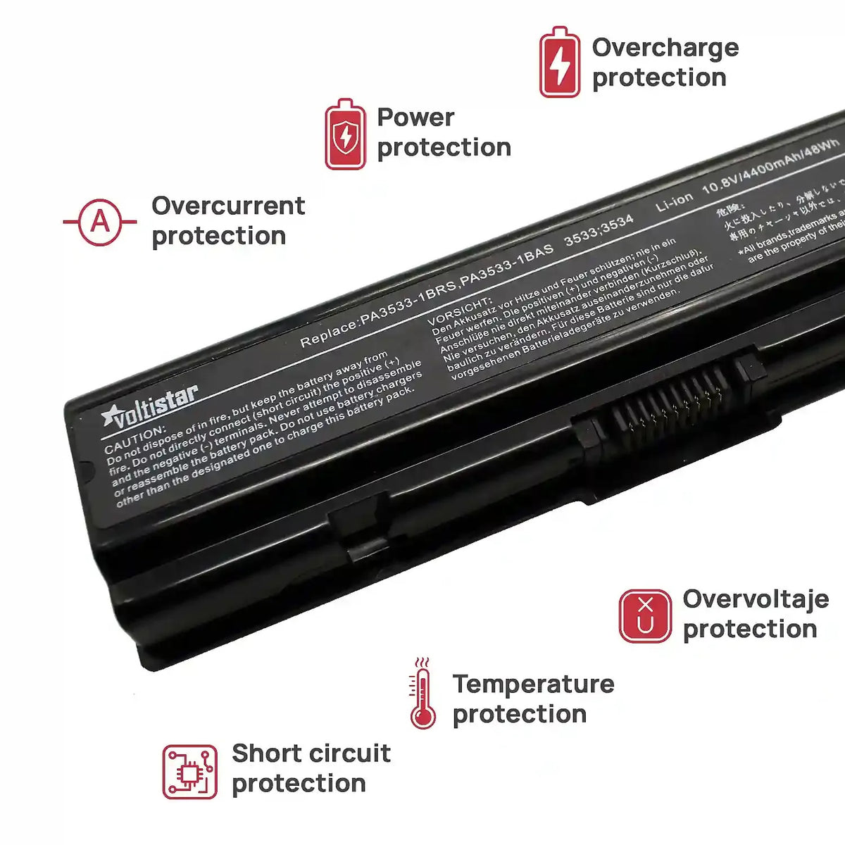 Batería Para Portátil Toshiba Satellite L450D-113 L450D-114