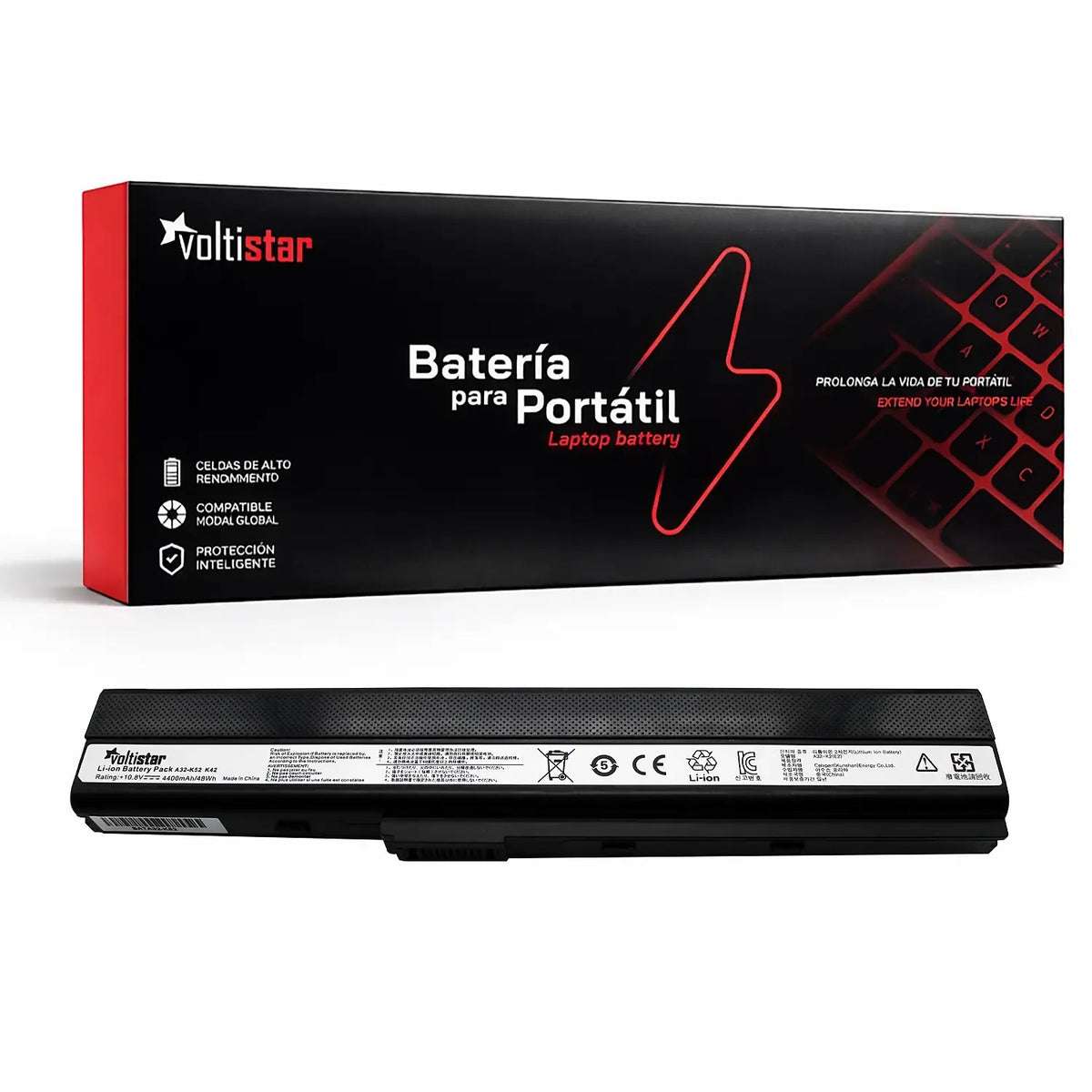 Batería Para Portátil Asus A32-K52
