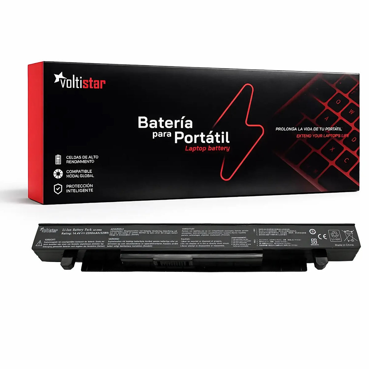 Batería Para Portátil Asus A41-X550A F550 X550