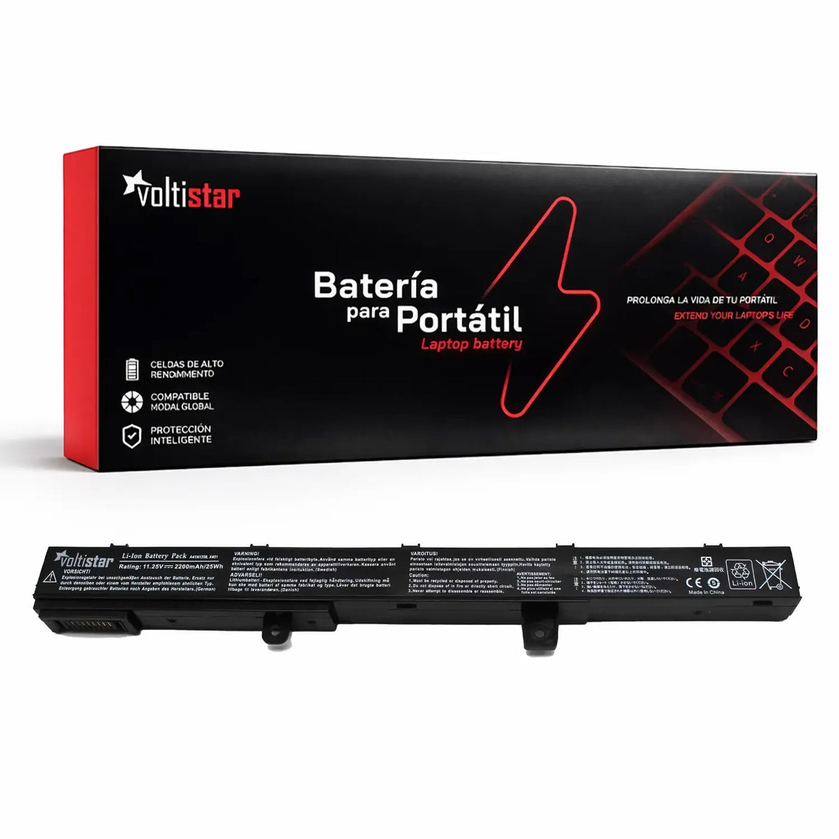 Batería Para Portátil Asus D550M D550Ma F551M F551Ma X551M X551Ma 11.25V