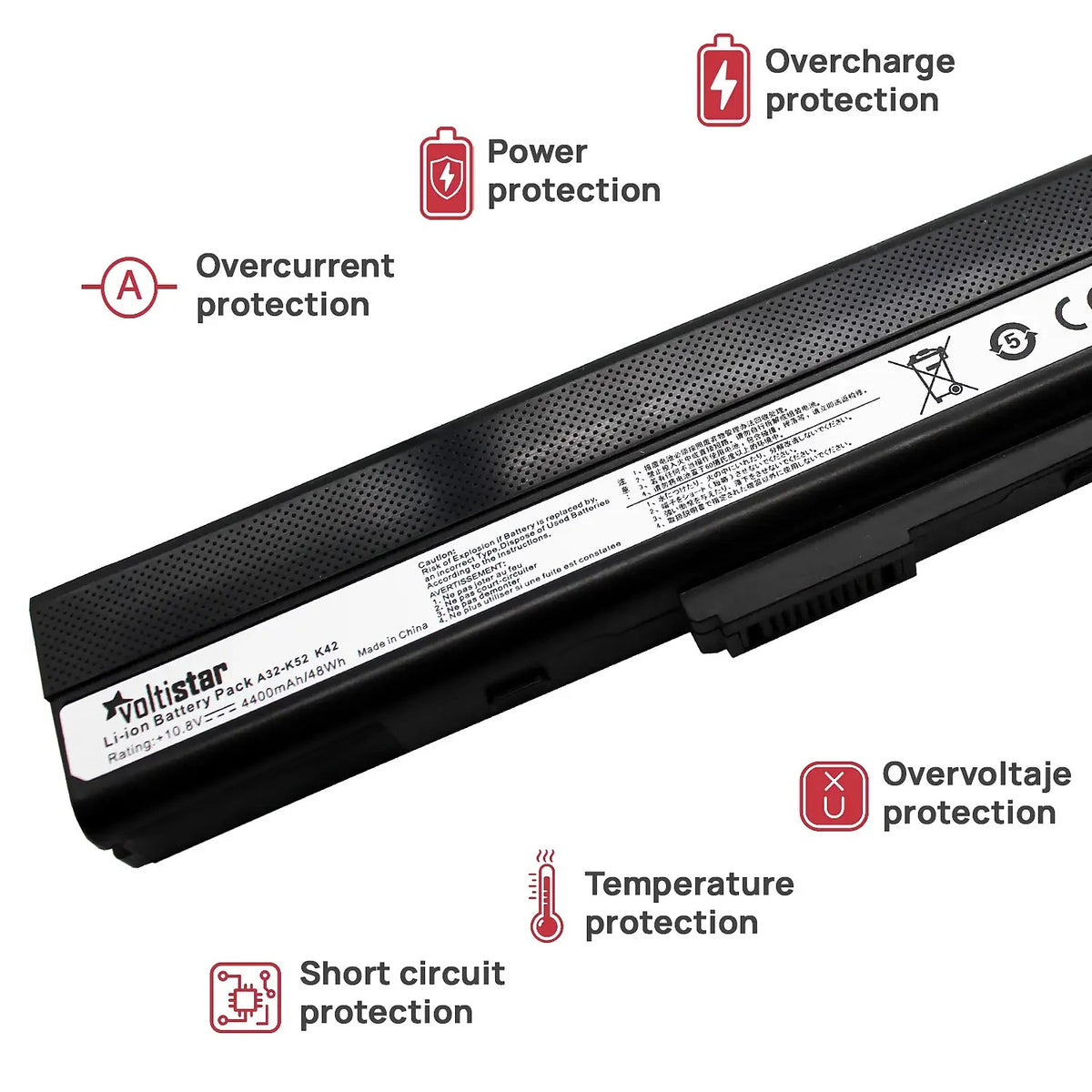 Batería Para Portátil Asus K52J