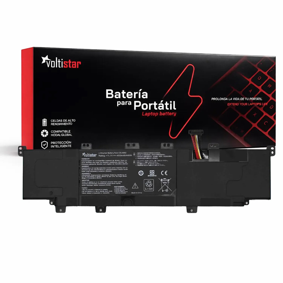 Batería Para Portátil Asus Vivobook S300 S300C S300Ca S400 S400Ca S400 C31-X402