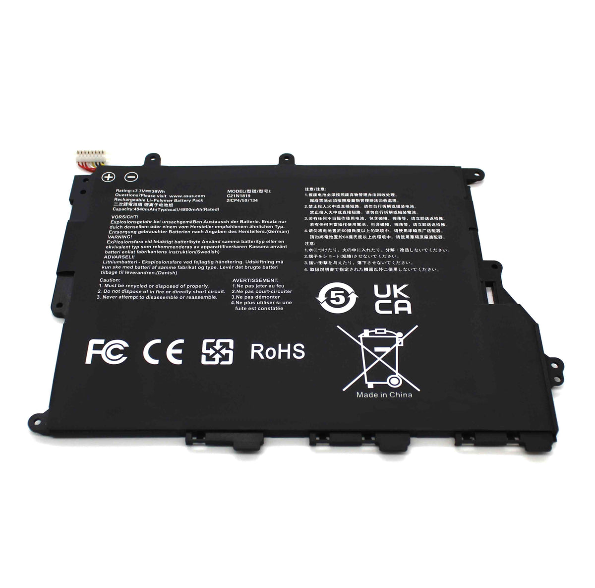 Batería Para Portátil Asus Vivobook 14 X420Fa X420Ua Series C21N1819