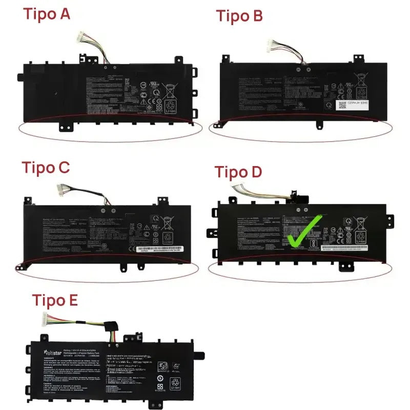 Batería Para Portátil Asus Vivobook A512Uf F512Da K512Fa R409Fa S409Ja B21N1818-2 7.7V