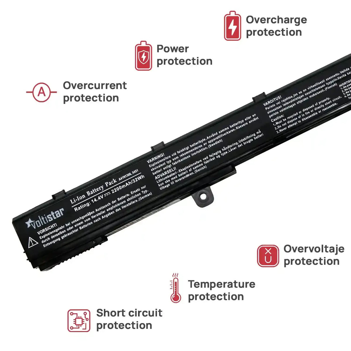 Batería Para Portátil Asus X551 X551C X551Ca