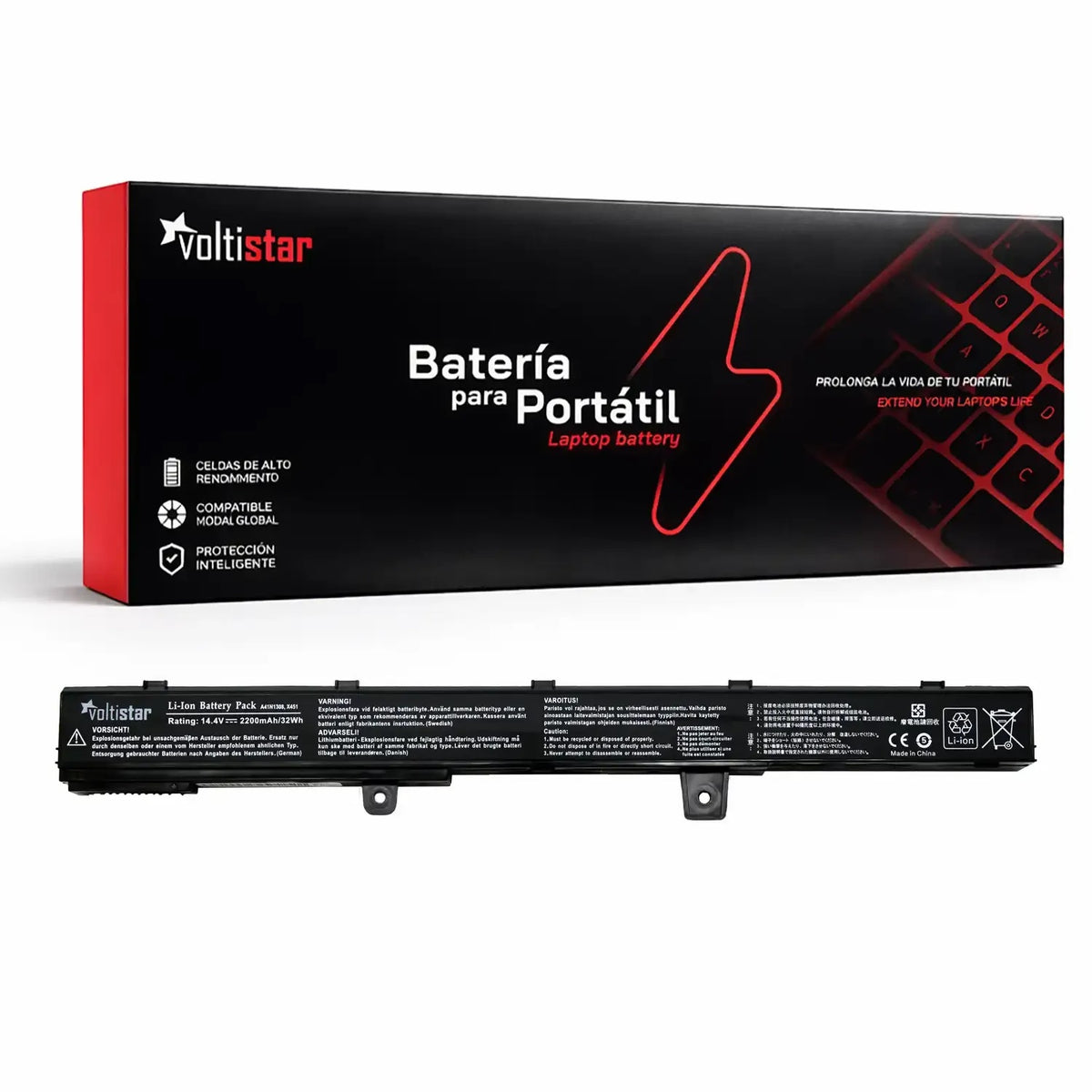 Batería Para Portátil Asus X551C