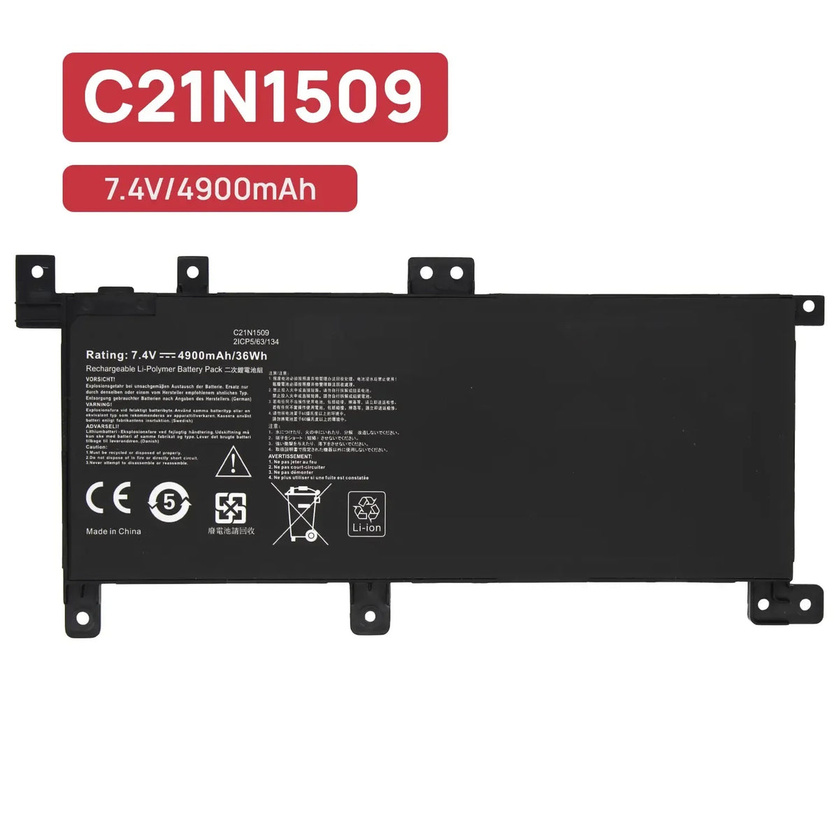 Batería Para Portátil Asus X556 X556U X556Ua X556Ur X556Uv