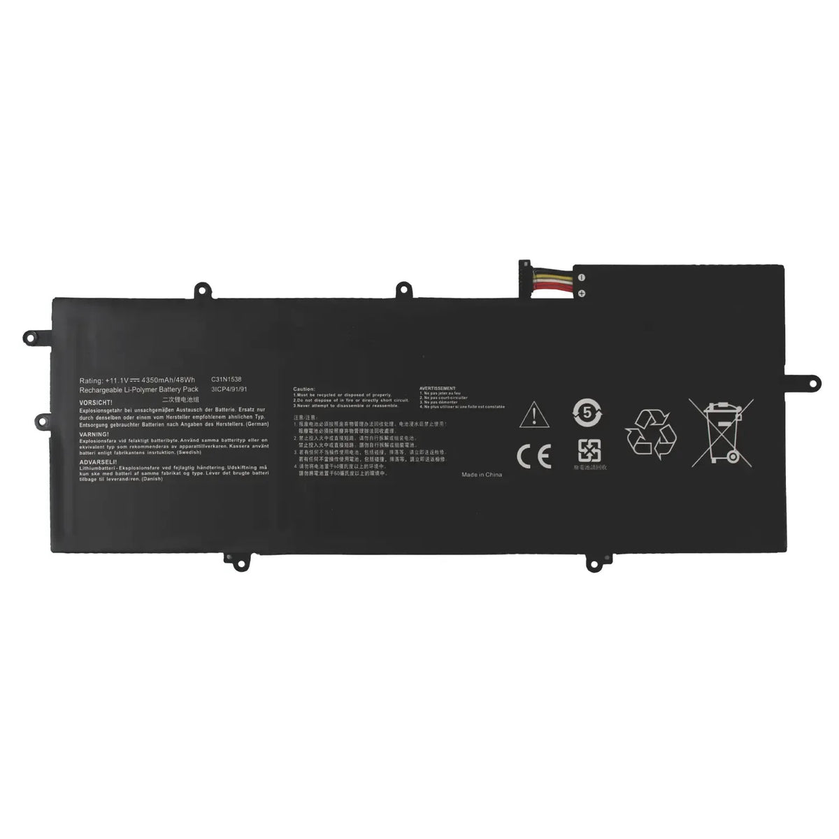 Batería Para Portátil Asus Zenbook Flip Ux360Uak-Bb283T C31N1538