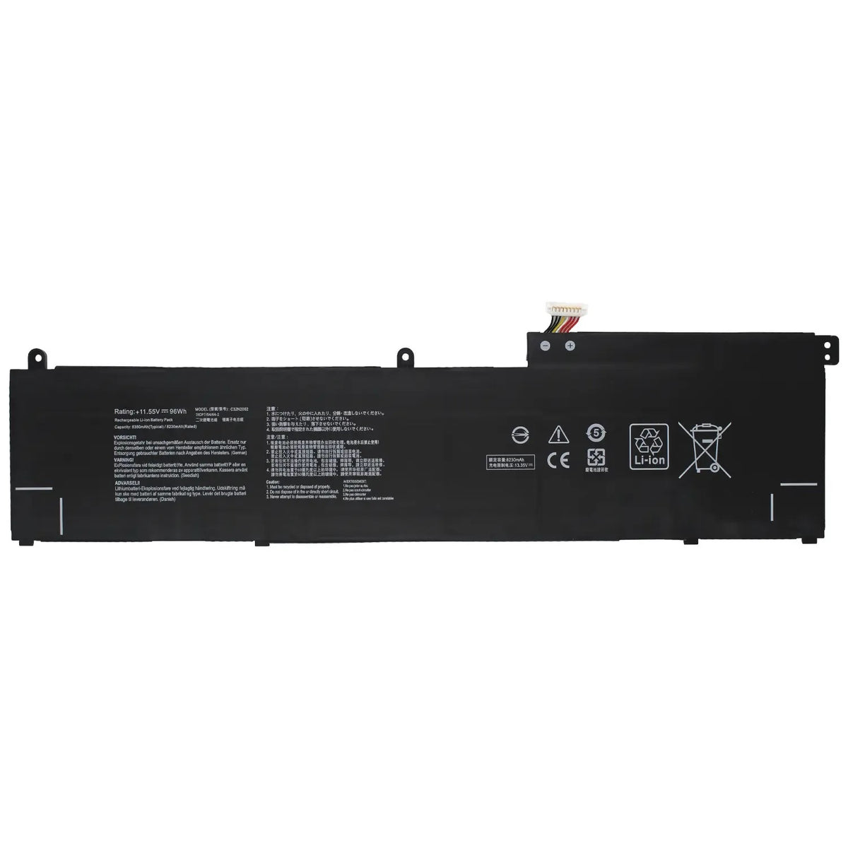 Batería Para Portátil Asus Zenbook Pro 15 Oled Um535 Um535Q Um535Qe Um535Qa Um535Qh Ux535 Ux535L Ux535Li