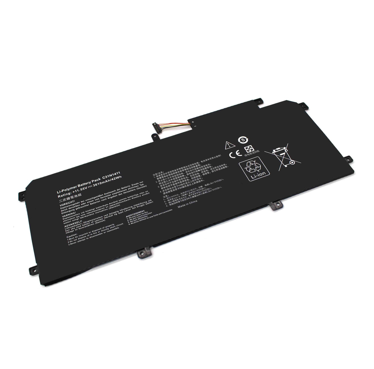 Batería Para Portátil Asus Zenbook Ux305 Ux305L Ux305F Ux305C Ux305Ca C31N1411