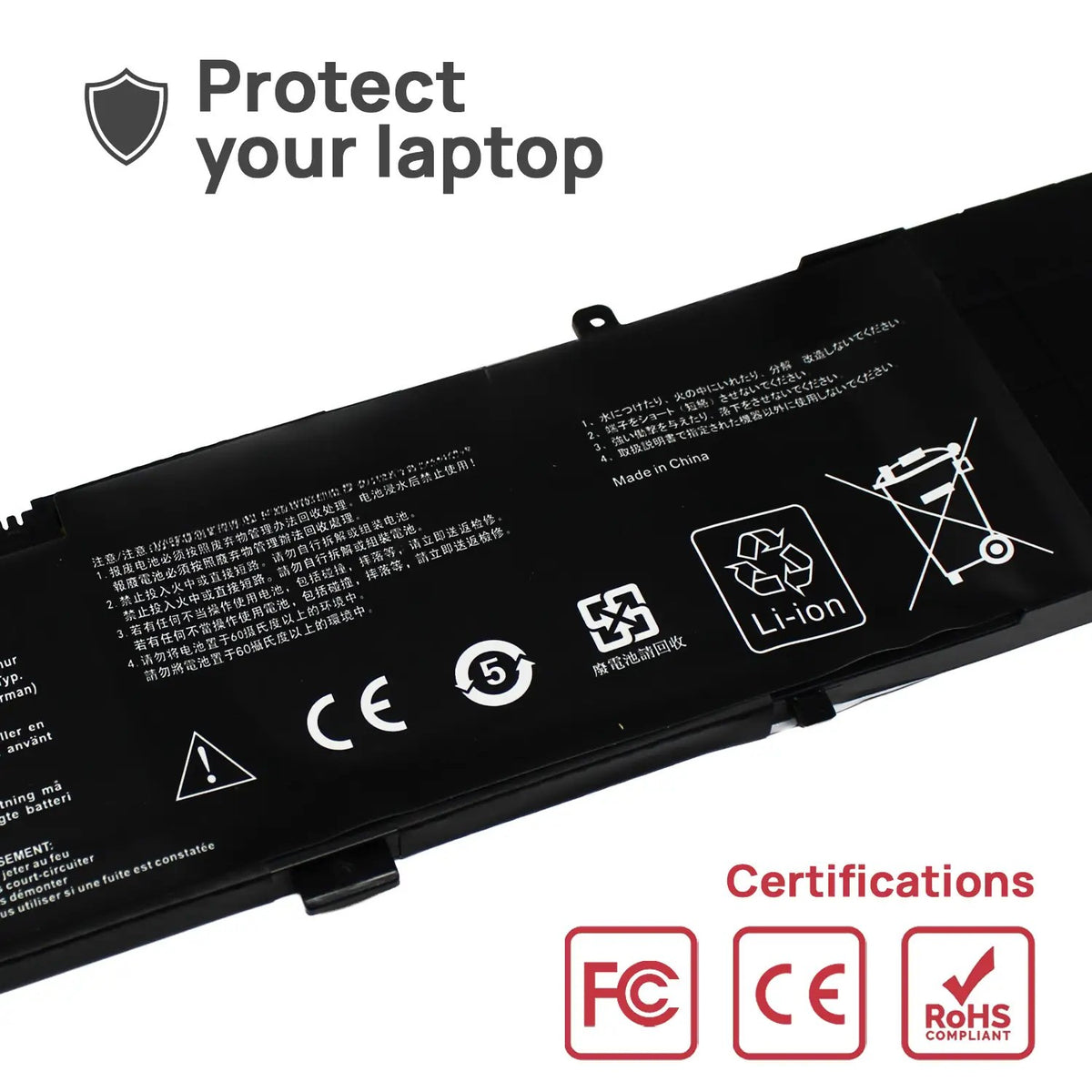 Batería Para Portátil Asus Zenbook Ux310Ua Ux310Uq Ux410Ua Ux410Uq B31N1535
