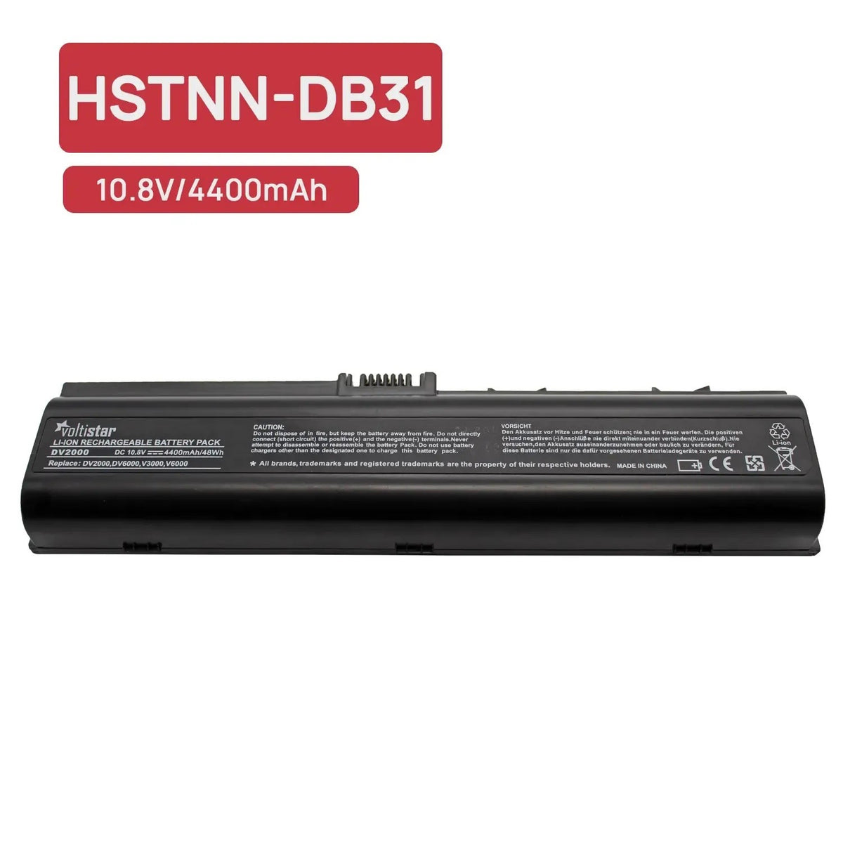 Batería Para Portátil Compaq Presario V3000 V3100 A900 C700 F500 Series 10.8V 4400Mah