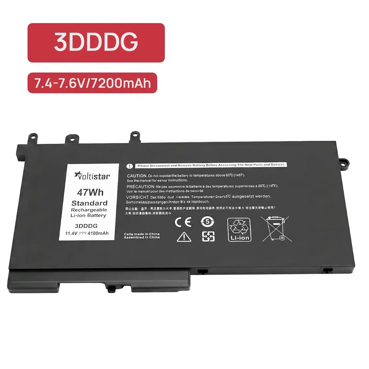 Batería Para Portátil Dell 93Ftf