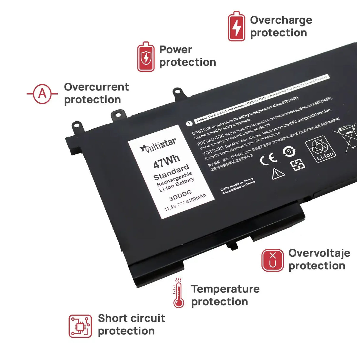 Batería Para Portátil Dell 93Ftf