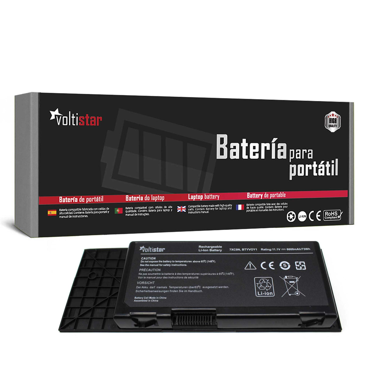Batería Para Portátil Dell Alienware M17X R3 M17X R4 318-0397 Btyvoy 17Xc9N C0C5M 5Wp5W