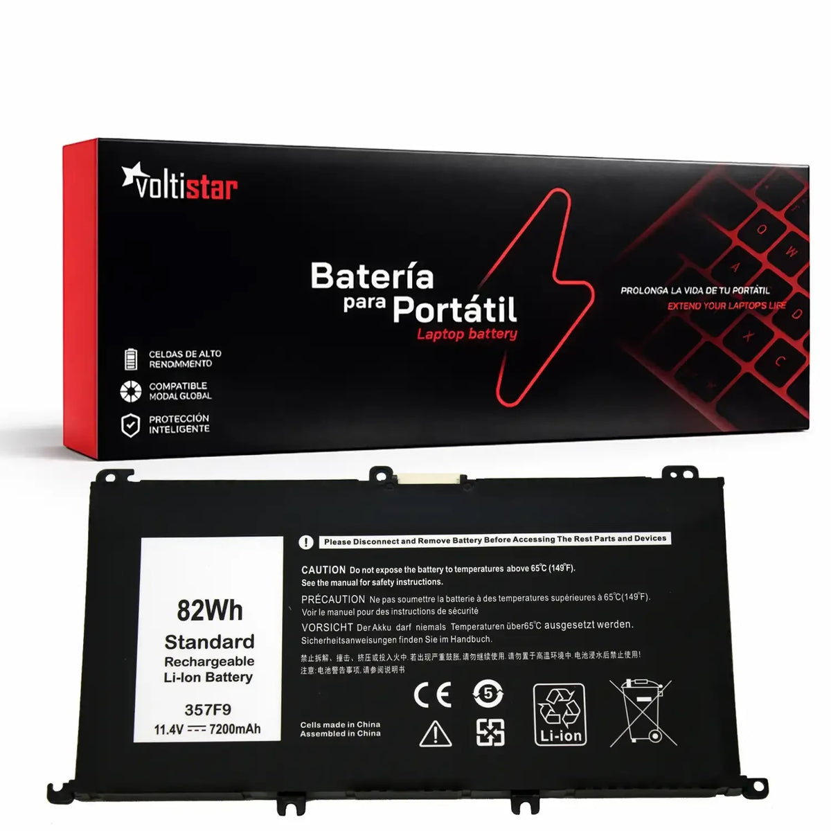 Batería Para Portátil Dell Inspiron 15 7000 7559 7557 7566 7567 7759 357F9