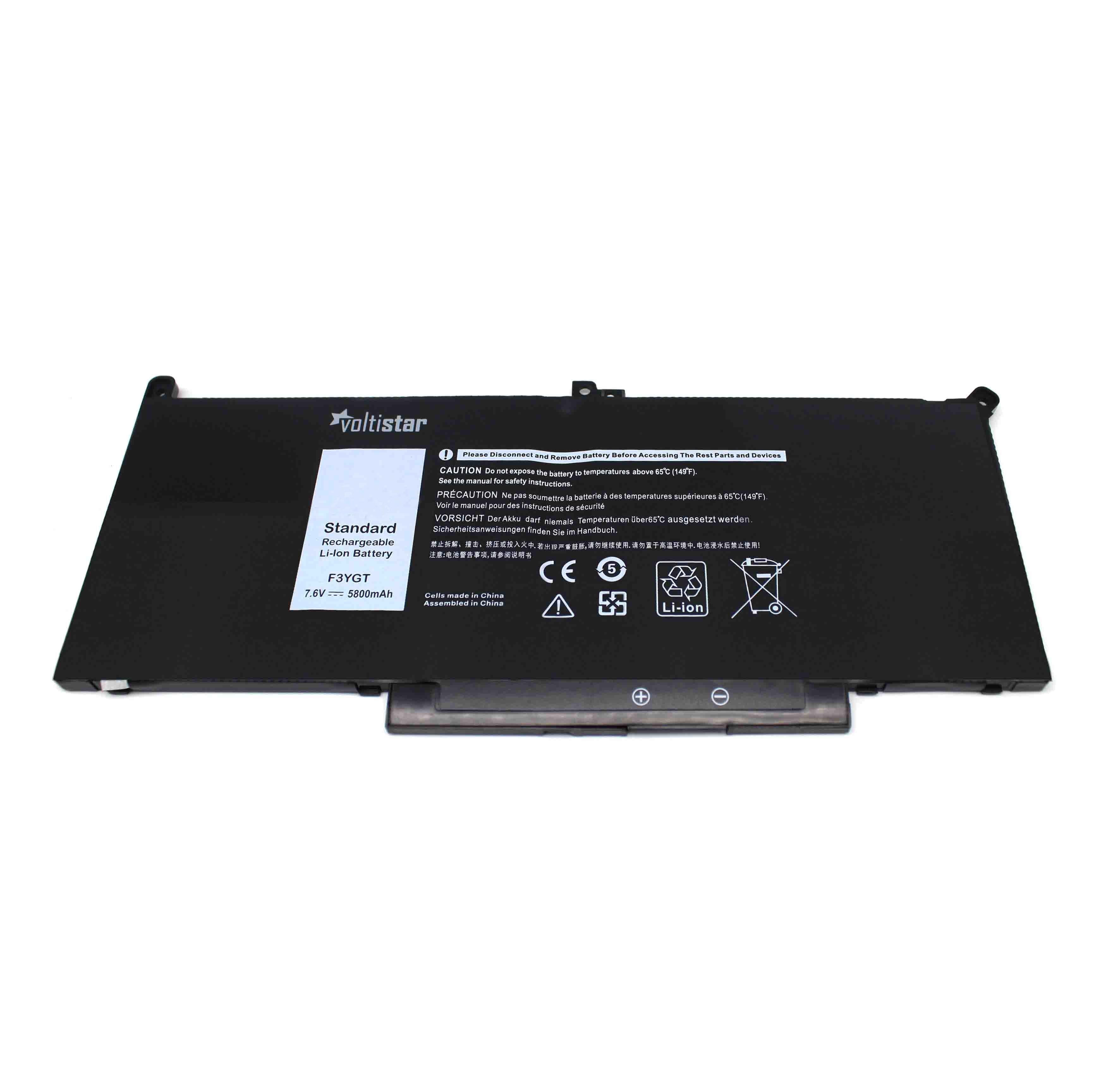 Batería Para Portátil Dell Latitude 7280 7380 7480 F3Ygt 7.6V