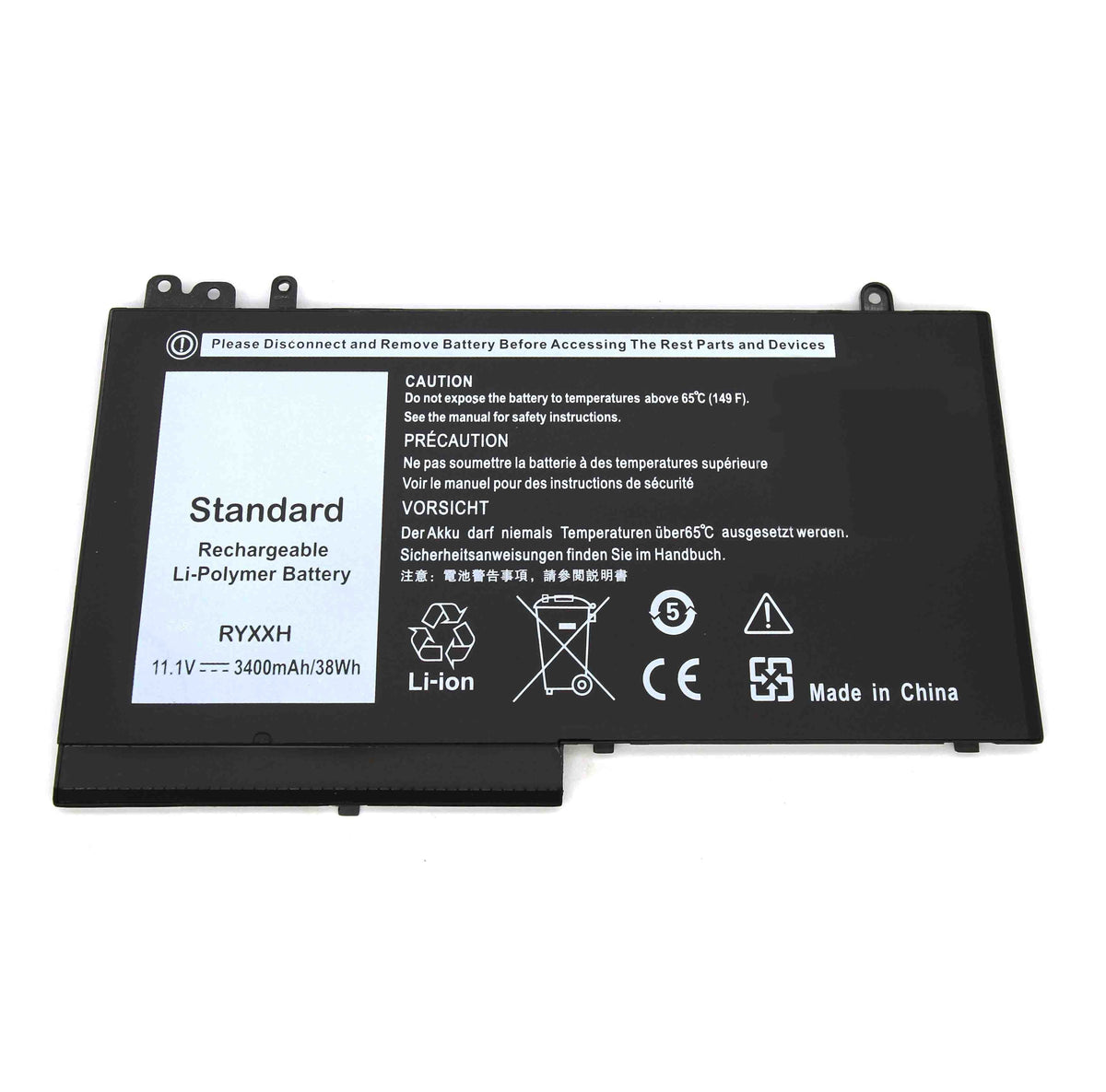 Batería Para Portátil Dell 5Tfcy Ryxxh Nggx5 0Vvxtw 05Tfcy 0Pywg 0Ryxxh 6Mt4T 8V5Gx