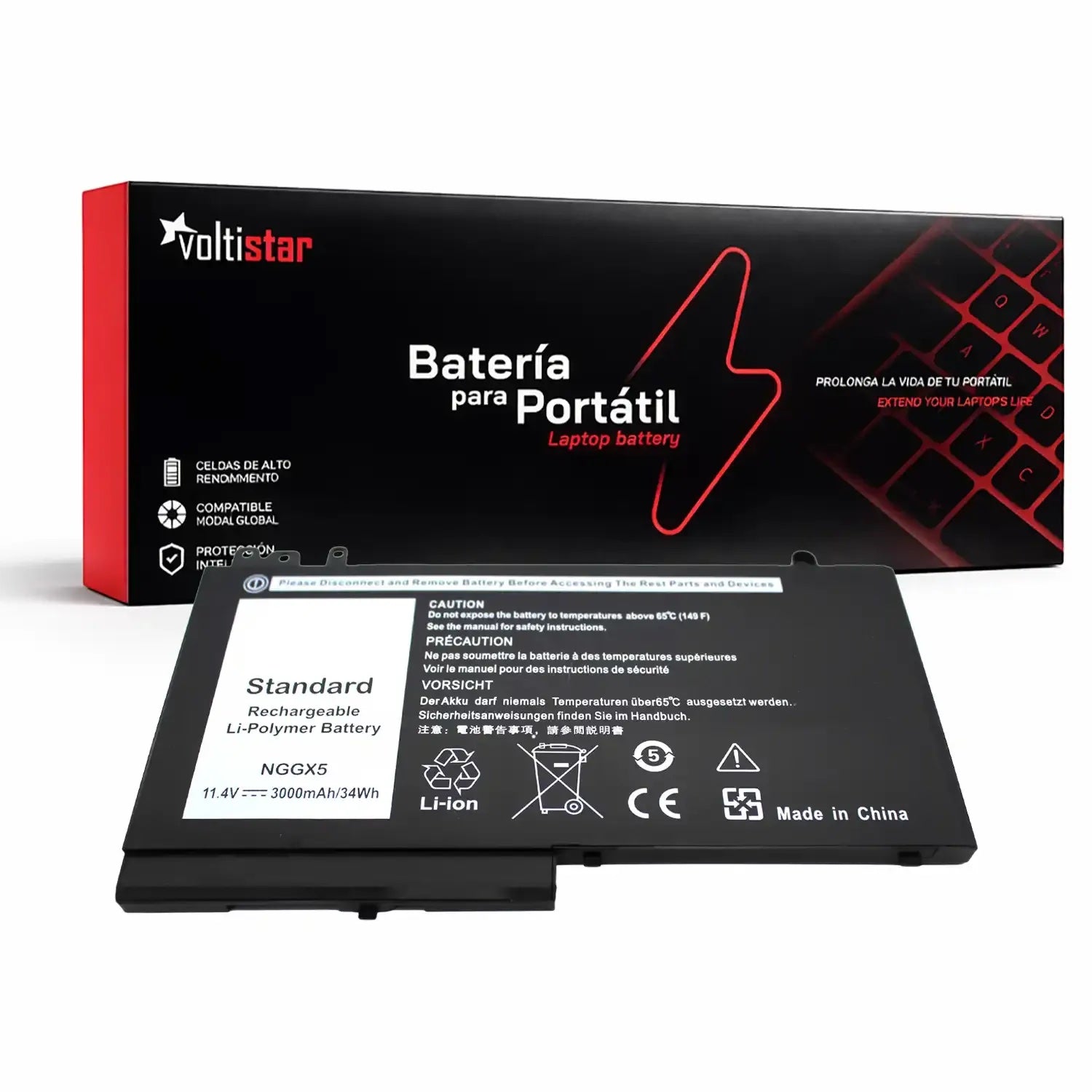 Batería Para Portátil Dell Latitude E5250 E5270 E5470 E5270 Nggx5