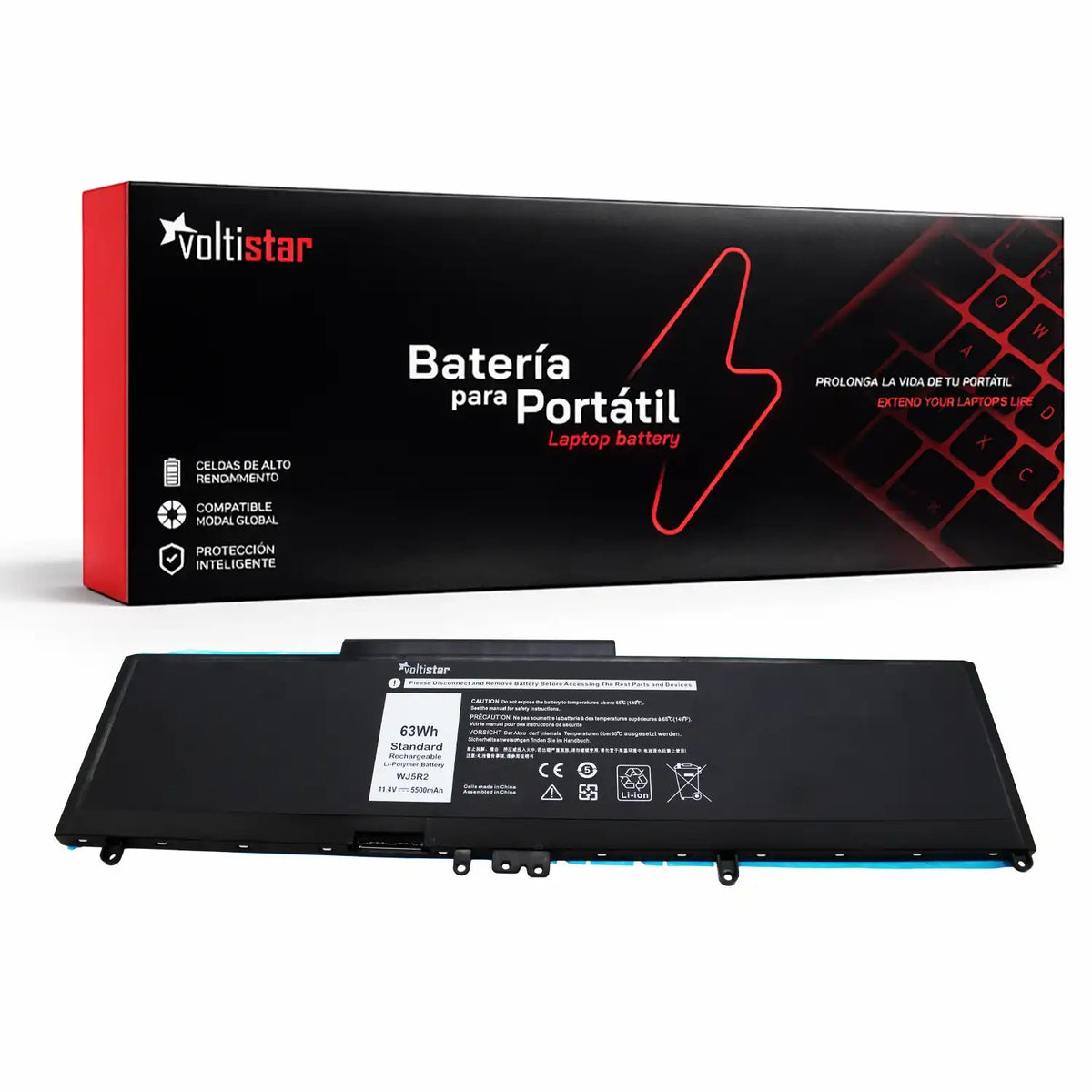 Batería Para Portátil Dell Latitude E5570 Precision 3510 Wj5R2 4F5Yv