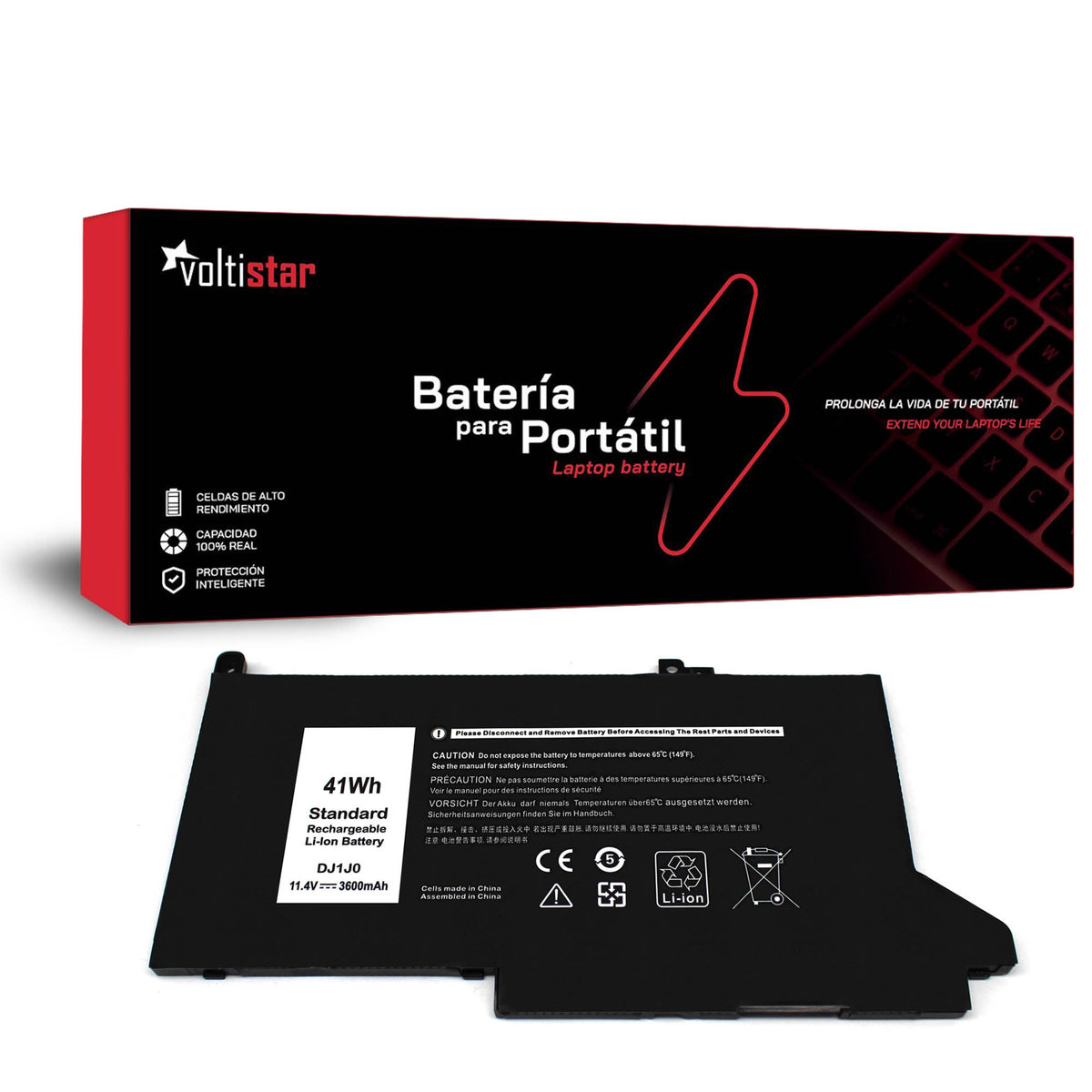 Batería Para Portátil Dell Latitude E7000 E7280 E7380 E7480 E7290 E7390 E7490