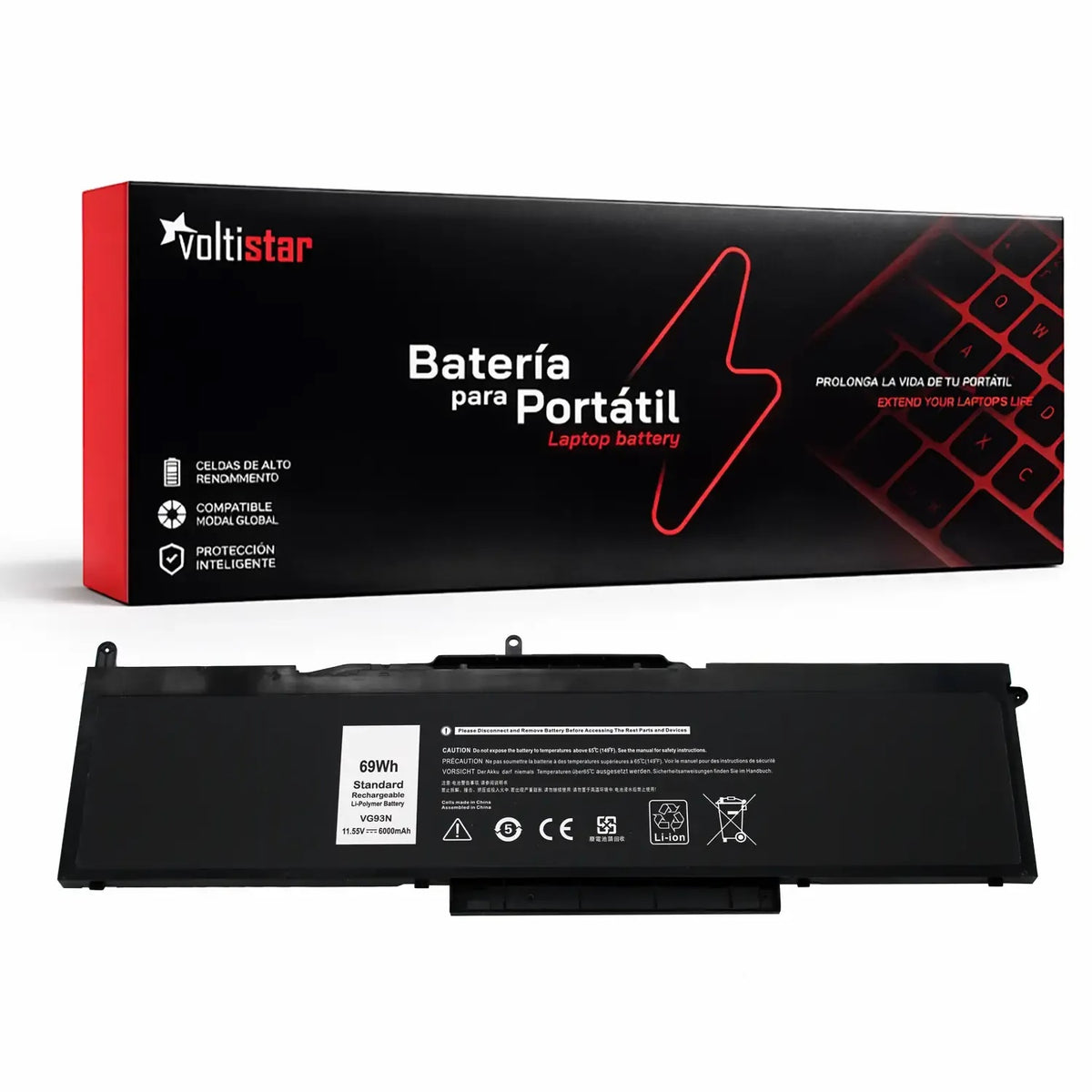 Batería Para Portátil Dell Precision 15 3520 Vg93N