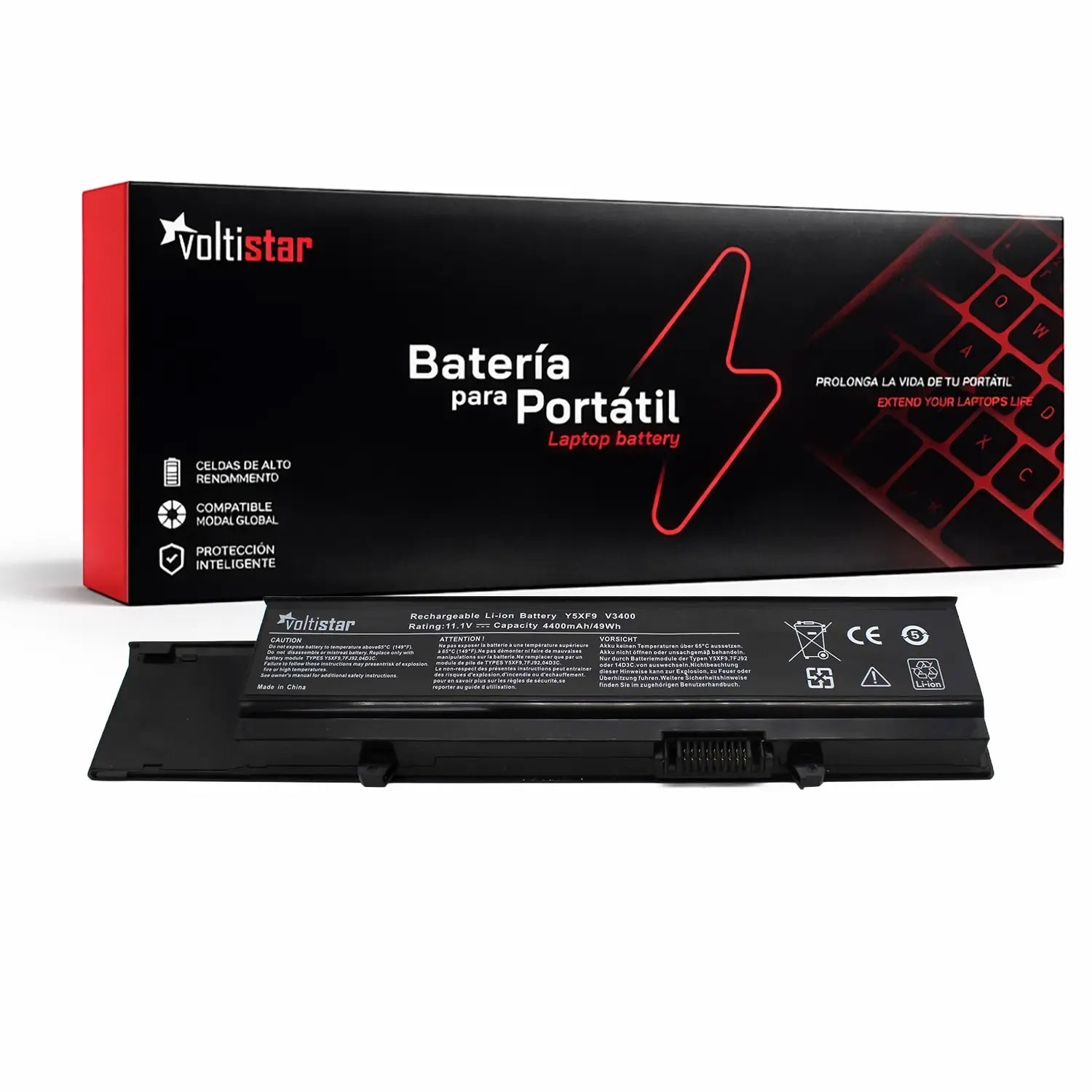 Batería Para Portátil Dell Vostro 3400 3700 Y5Xf9 7Fj92