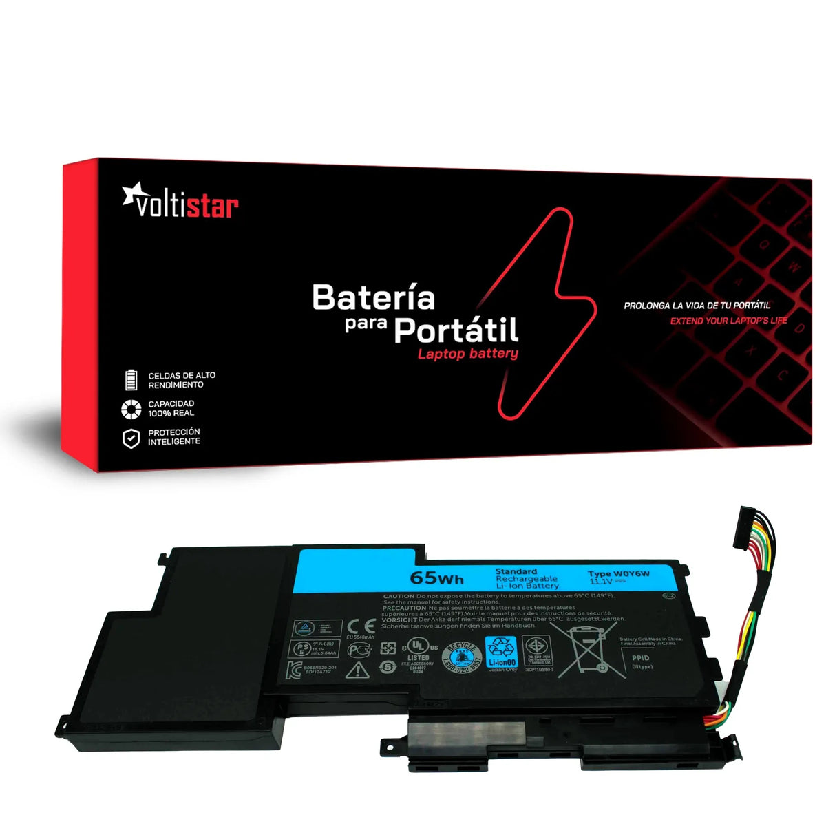 Batería Para Portátil Dell Xps 15 L521X W0Y6W 3Npc0 9F233 9F2Jj