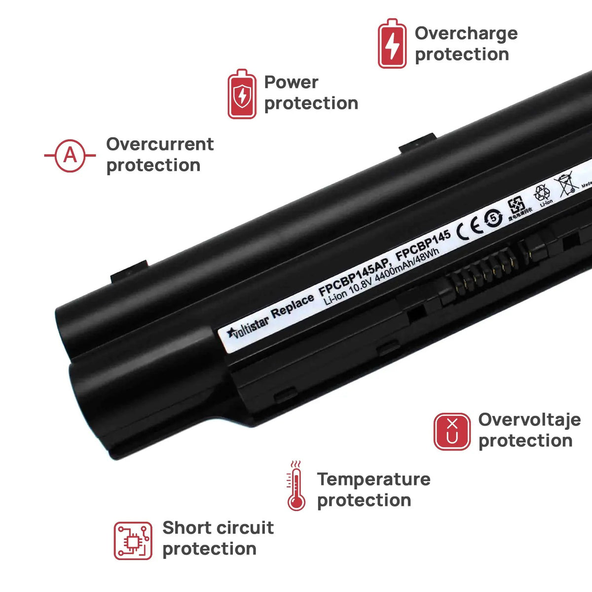 Batería Para Portátil Fujitsu Lifebook S710