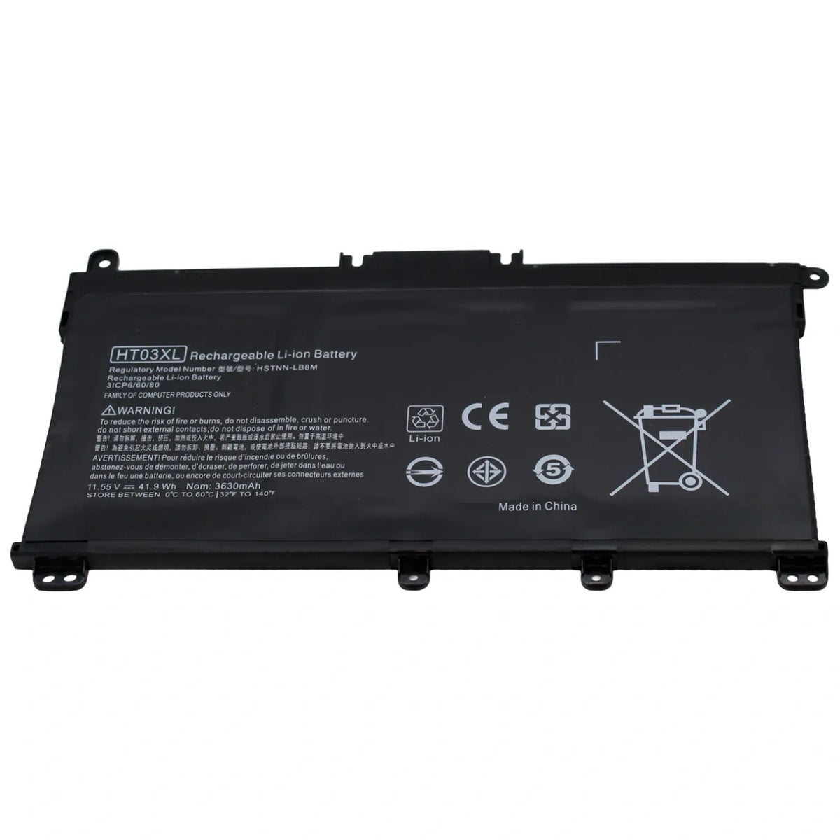 Batería Para Portátil Hp 14S-Dq Series 11.55V Ht03Xl