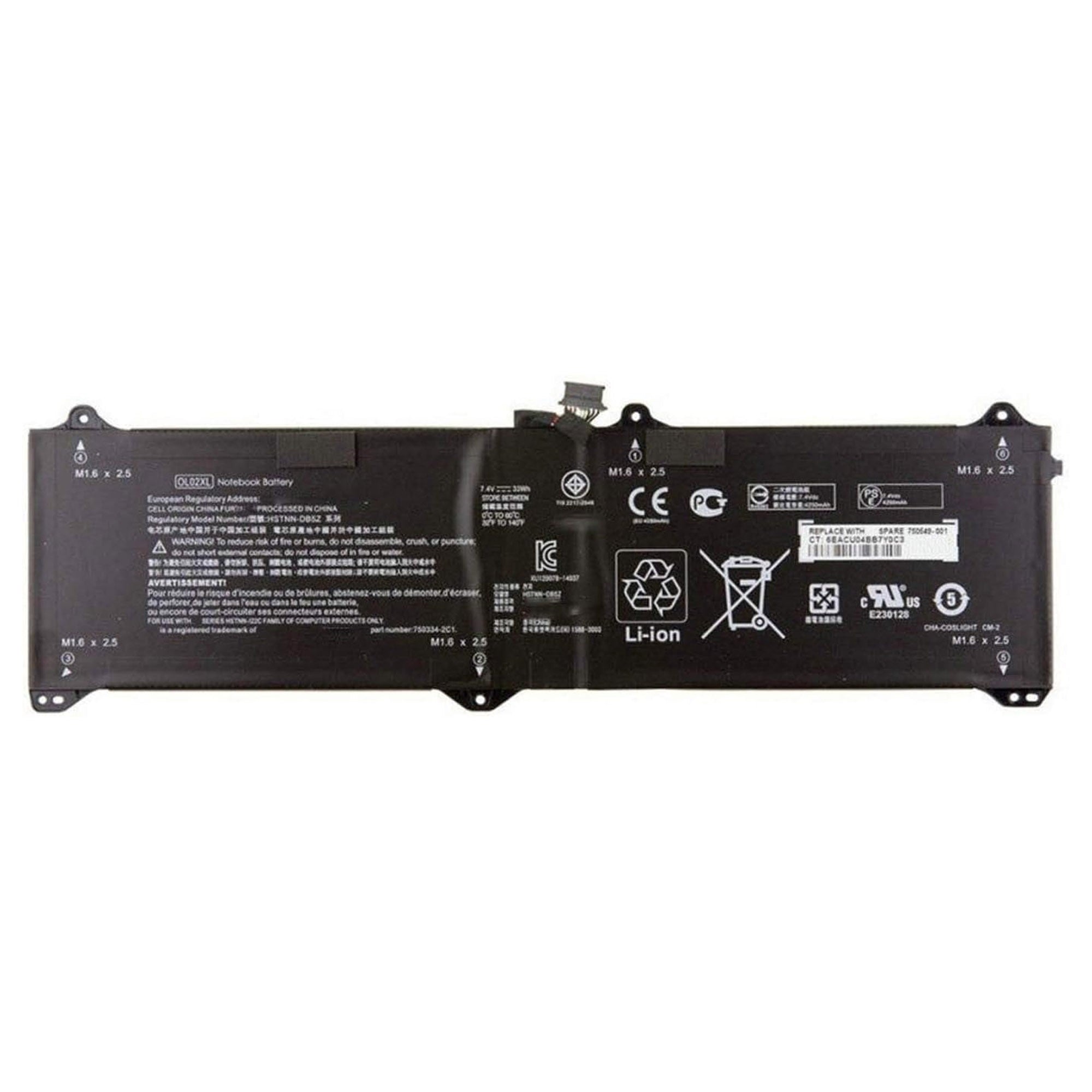 Batería Para Portátil Hp Elitebook Elite X2 1011 G1 Series Ol02Xl