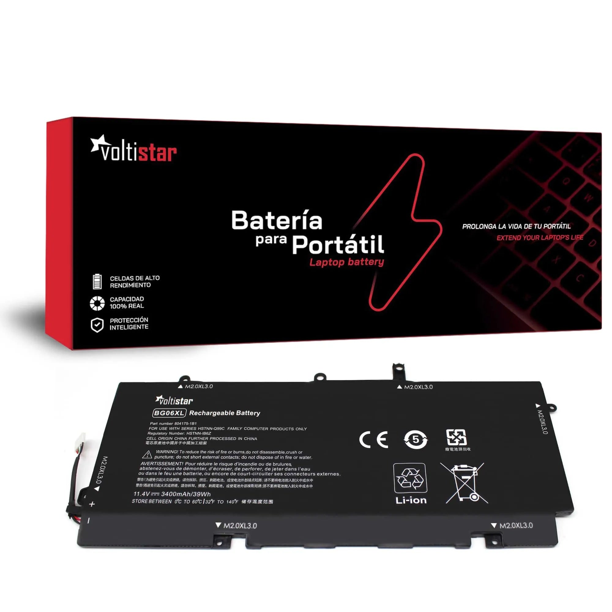 Batería Para Portátil Hp Elitebook Folio 1040 G3 Bg06Xl Hstnn-Ib6Z