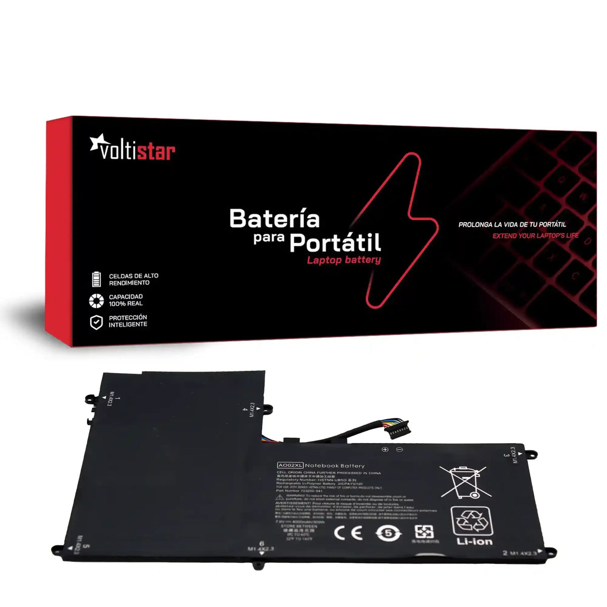 Batería Para Portátil Hp Elitepad 1000 G2 Ao02Xl Hstnn-Ub5O 728558-005