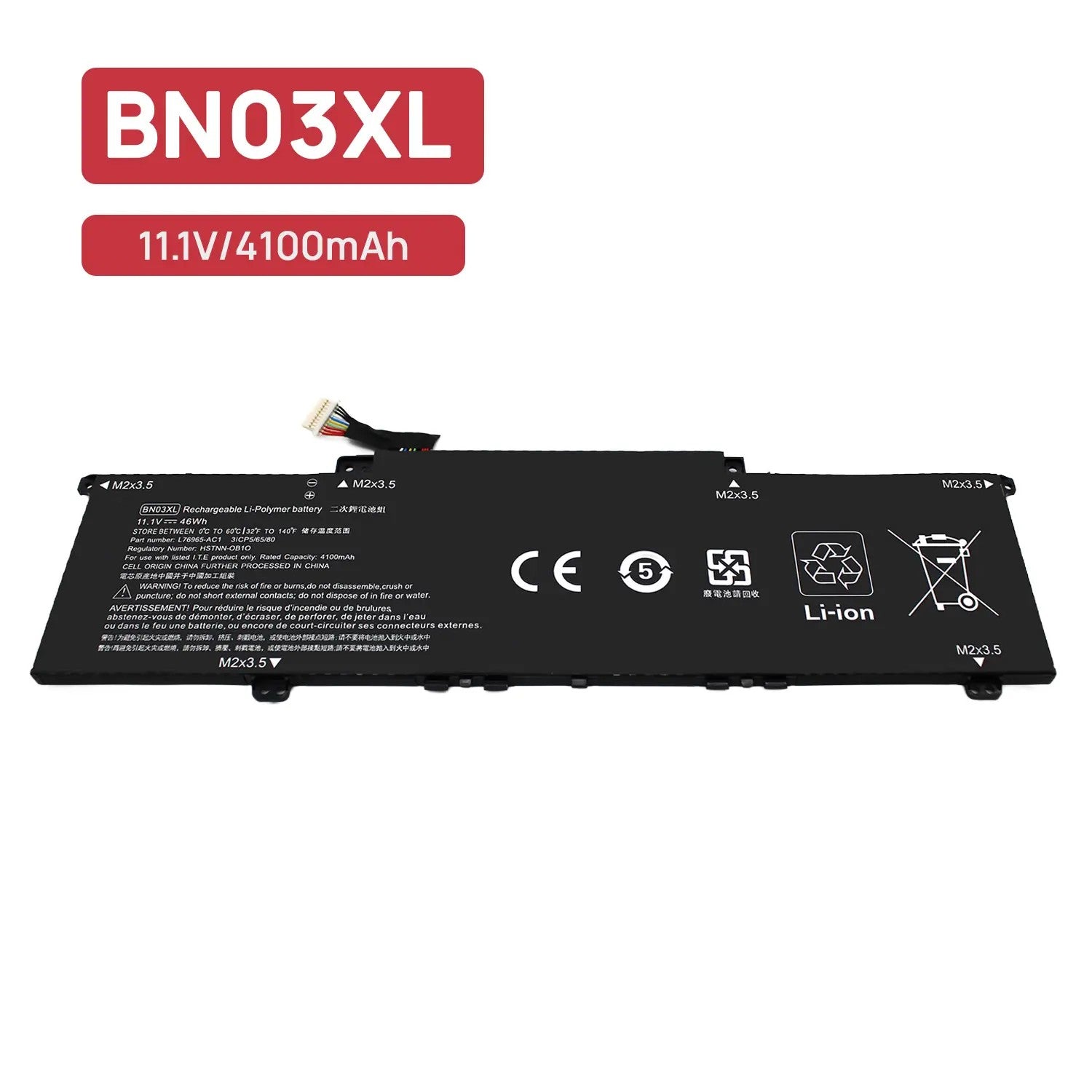 Batería Para Portátil Hp Envy 13-Ay 15-Ed 15-Ee L77034-00 Bn03Xl