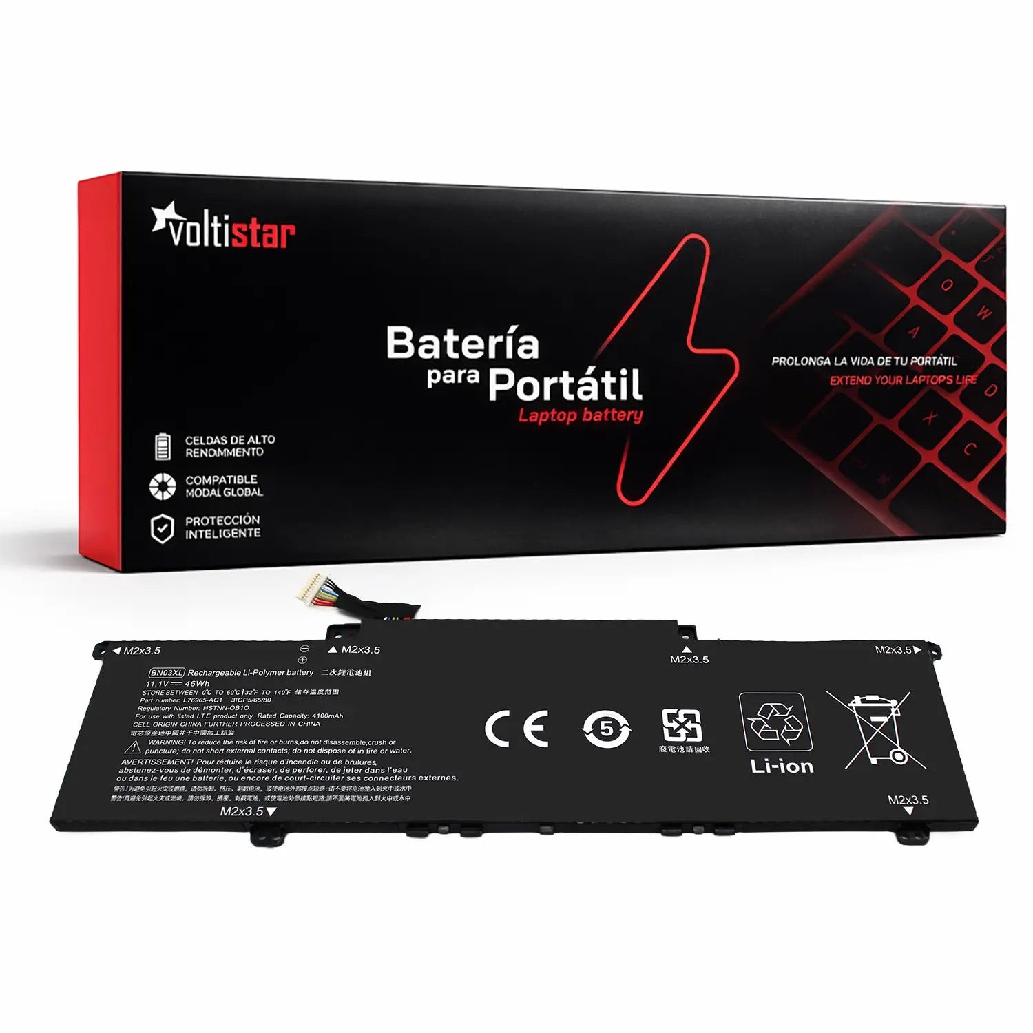 Batería Para Portátil Hp Envy 13-Ay 15-Ed 15-Ee L77034-00 Bn03Xl