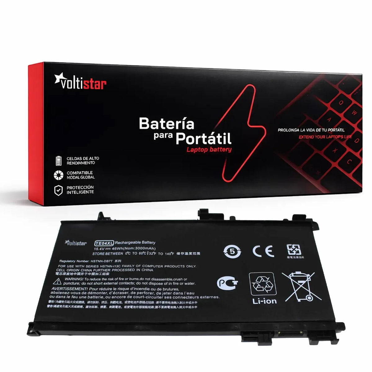 Batería Para Portátil Hp Pavilion 15-Bc200Nb 905175-2C1 905277-855 15-Bc