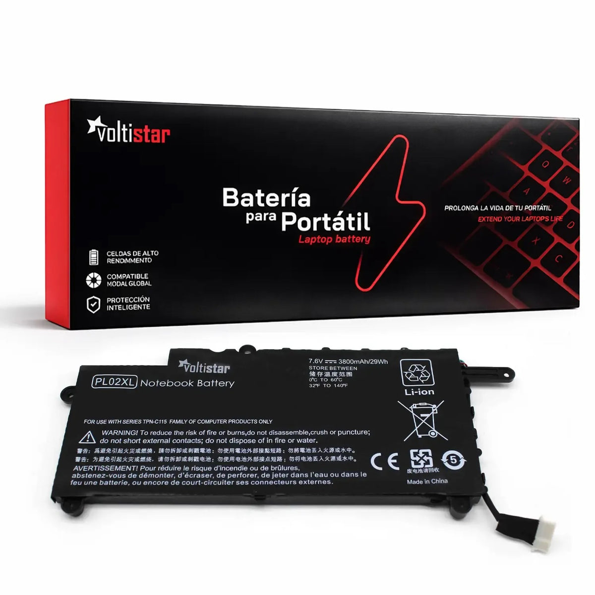 Batería Para Portátil Hp Pavilion 11-N000Snx 11-N010Dx 751875-001 Hstnn-Lb6B