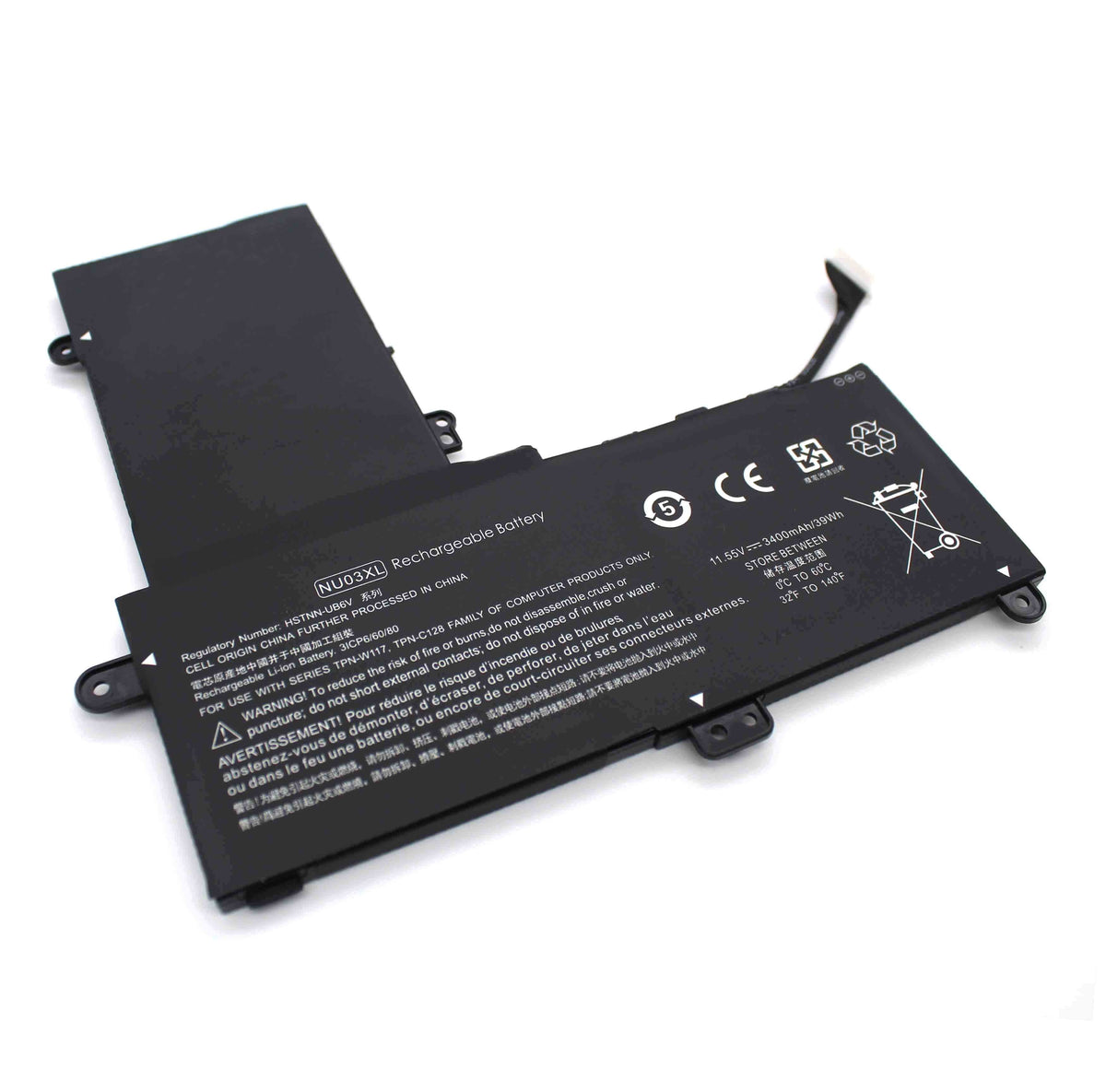 Batería Para Portátil Hp Pavilion X360 11-U000 11-U100 Series Nu03Xl Tpn-C128 Tpn-W117