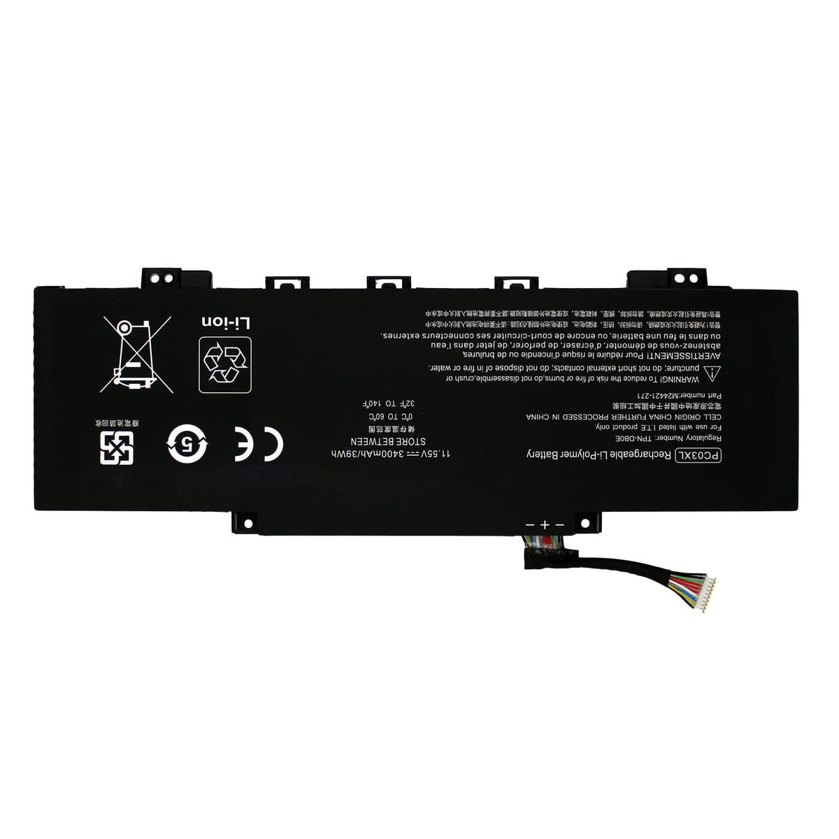 Batería Para Portátil Hp Pavilion X360 14 14-Dw 14-Dy 14-Cd 15 15-Er Pc03Xl