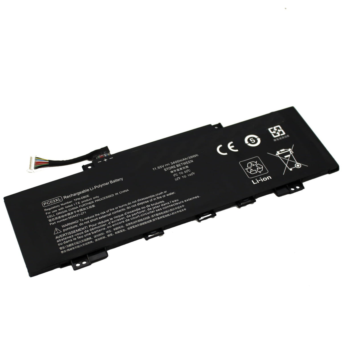 Batería Para Portátil Hp Pavilion X360 14 14-Dw 14-Dy 14-Cd 15 15-Er Pc03Xl