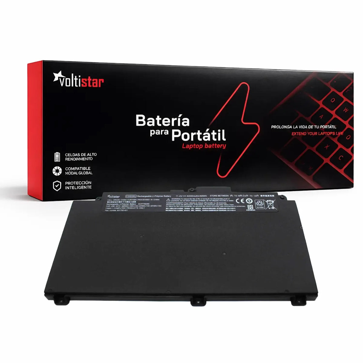 Batería Para Portátil Hp Probook 640 G4 640 G5 645 G4 650 G4 650 G5 Cd03Xl Hstnn-Ub7K Hstnn-Ib8B