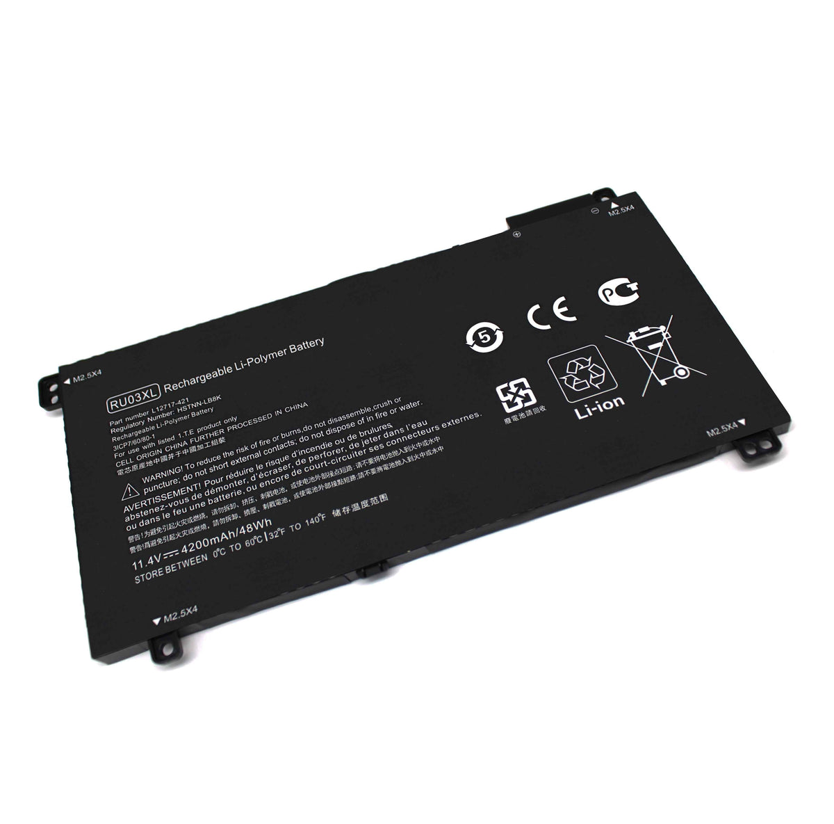 Batería Para Portátil Hp Probook X360 11 G3 Ru03Xl Ru03048Xl L12717-541 L12791-855