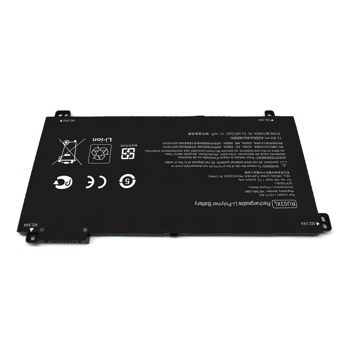 Batería Para Portátil Hp Probook X360 11 G3 Ru03Xl Ru03048Xl L12717-541 L12791-855